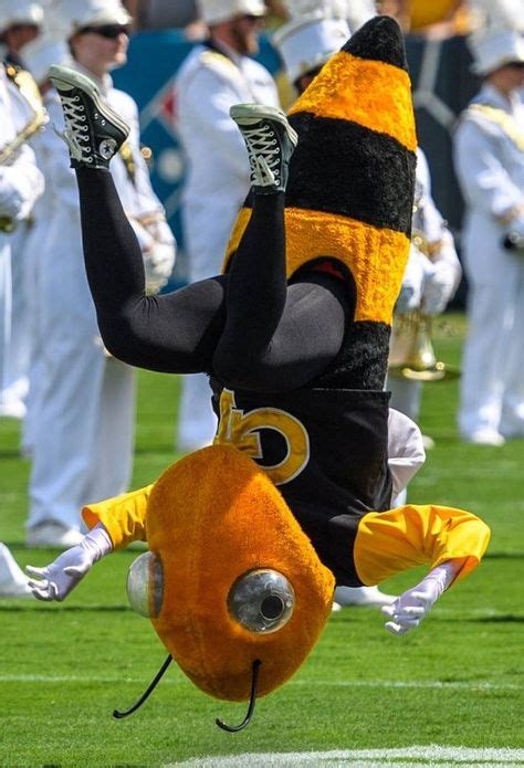 Georgia tech buzzing mascot costume